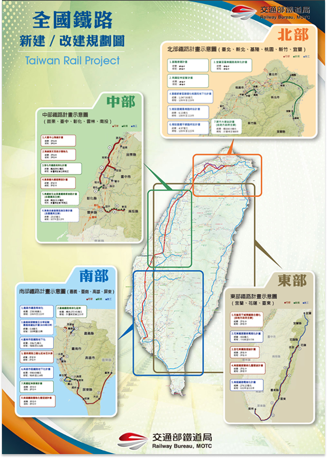 全國鐵路改建規劃圖